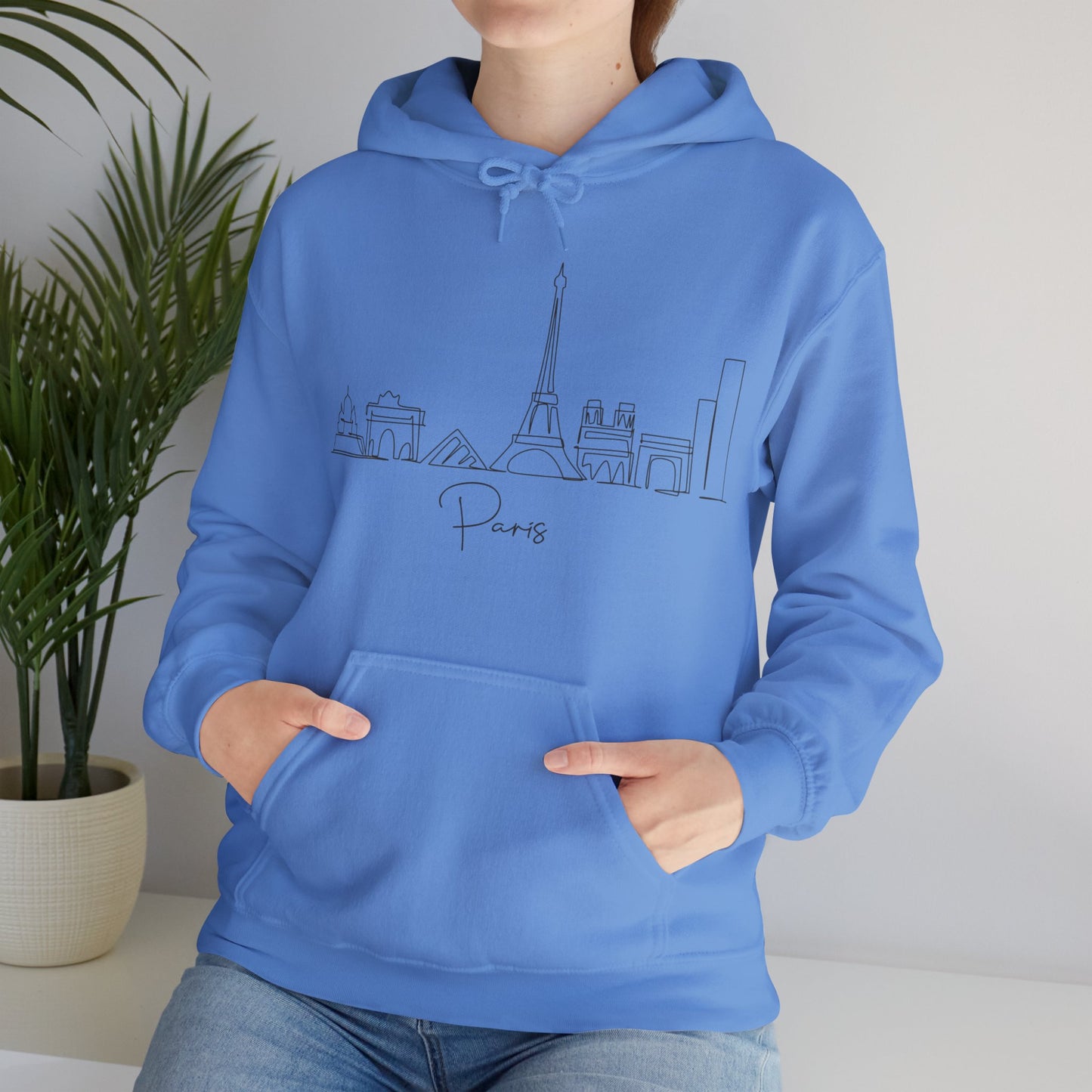 Paris Skyline Unisex Hooded Sweatshirt