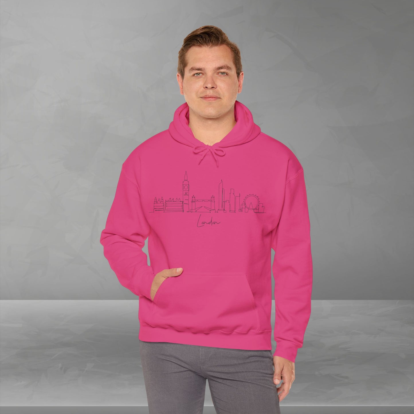 London Skyline Unisex Hooded Sweatshirt