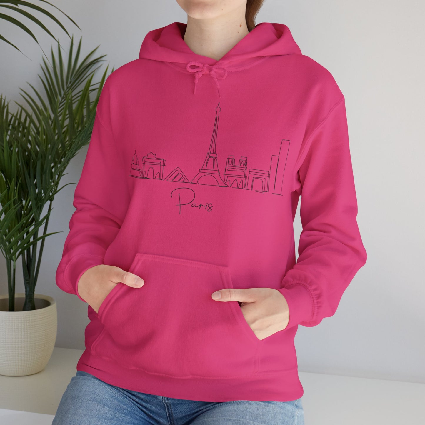 Paris Skyline Unisex Hooded Sweatshirt