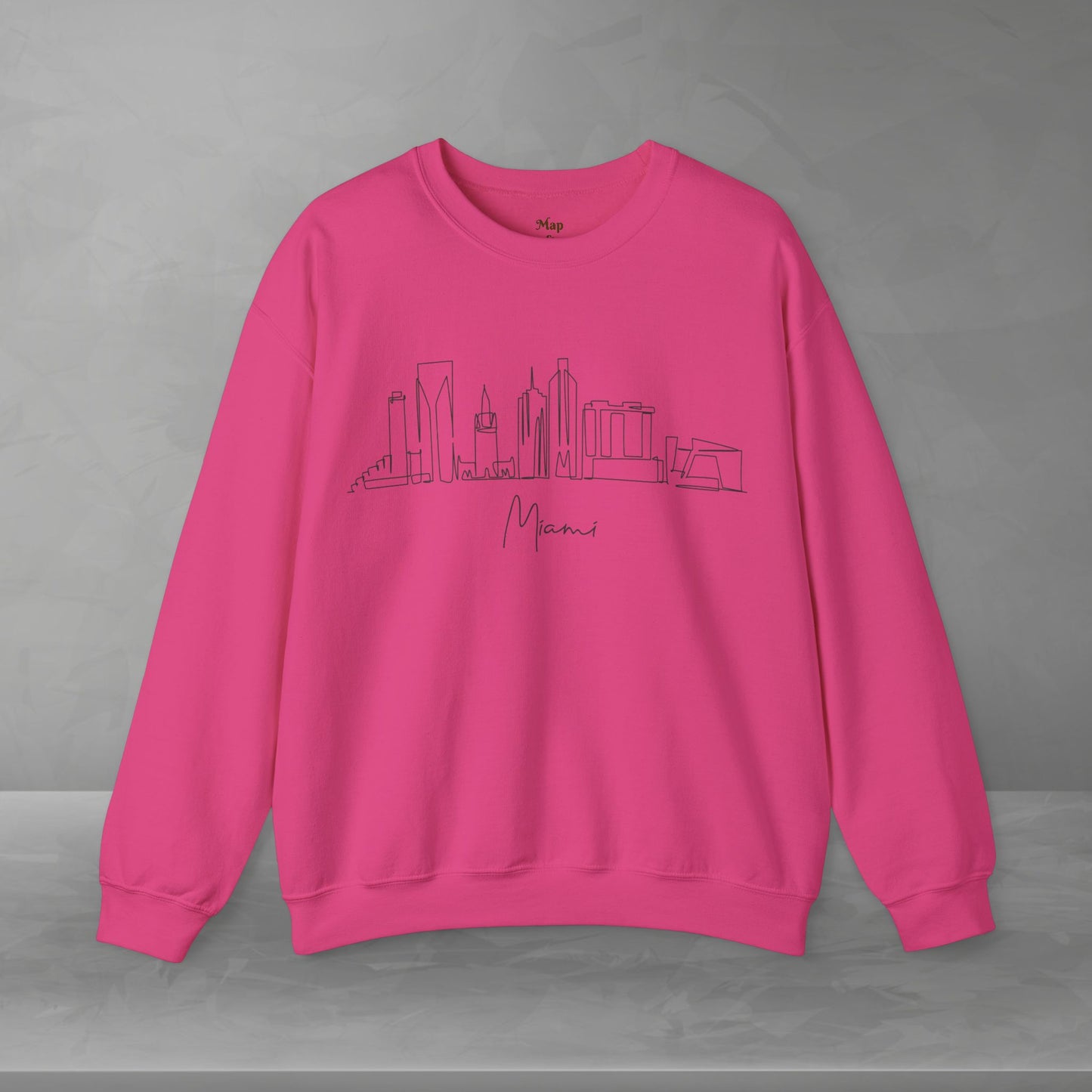 Miami Skyline Unisex Crewneck Sweatshirt