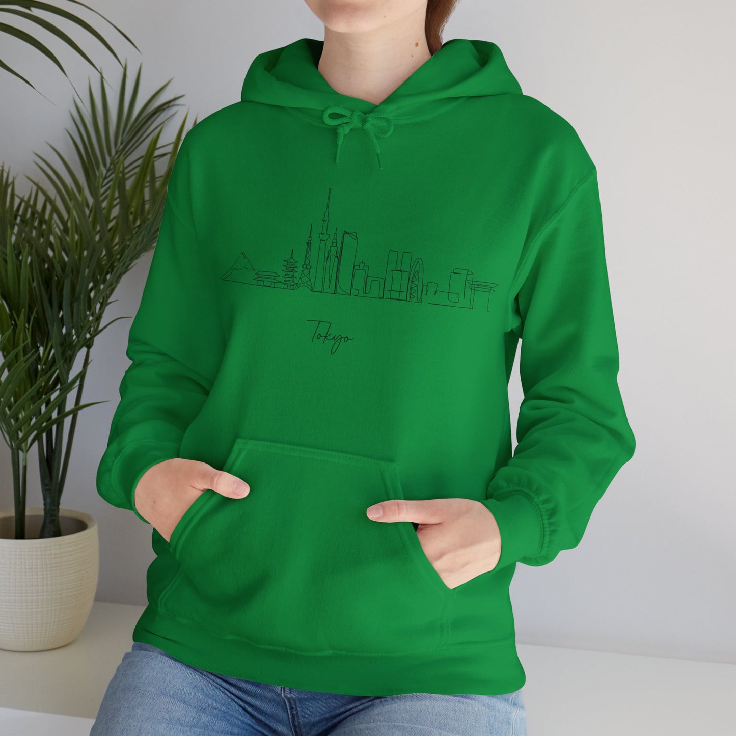 Tokyo Skyline Unisex Hooded Sweatshirt