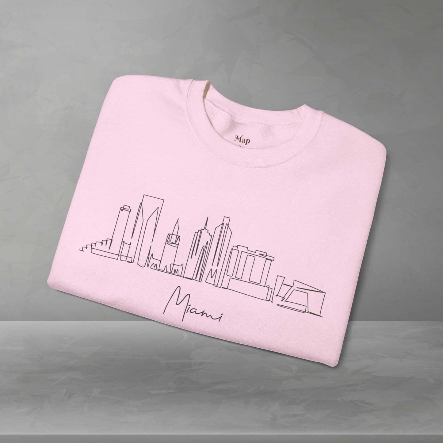 Miami Skyline Unisex Crewneck Sweatshirt