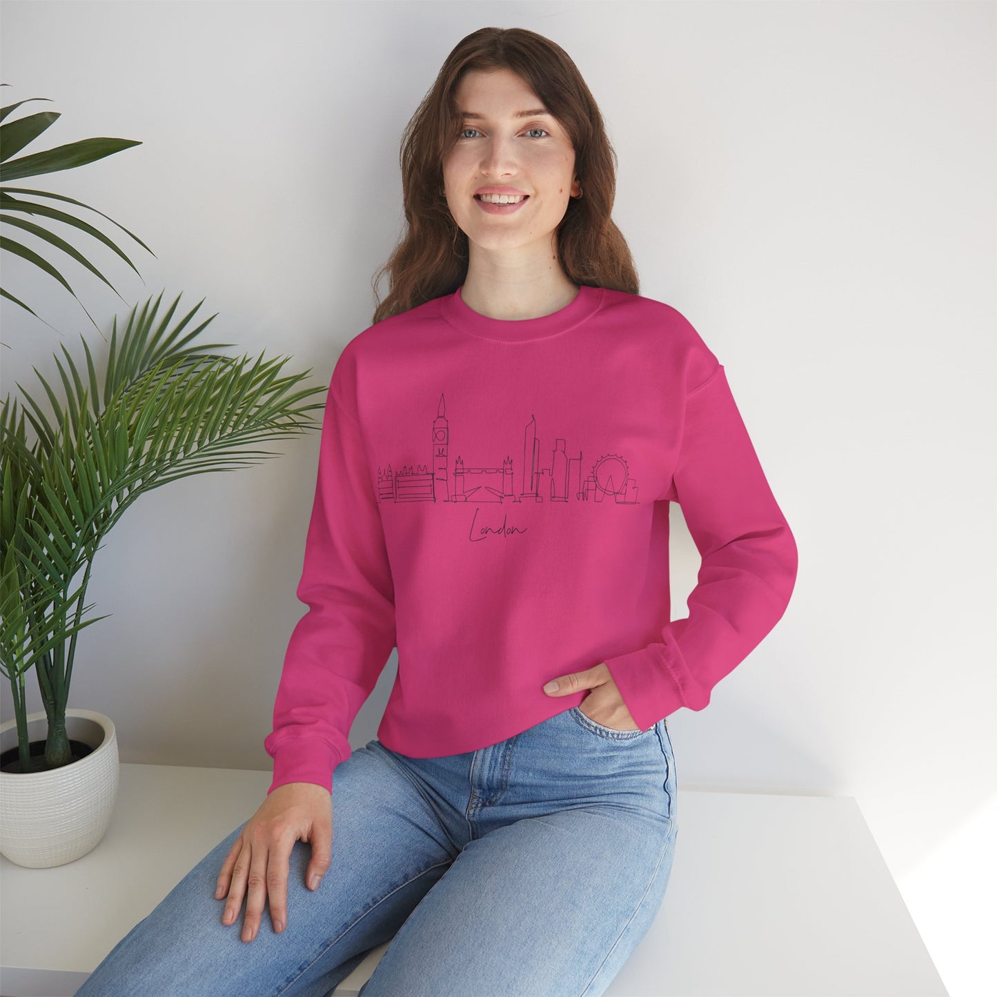 London Skyline Unisex Crewneck Sweatshirt