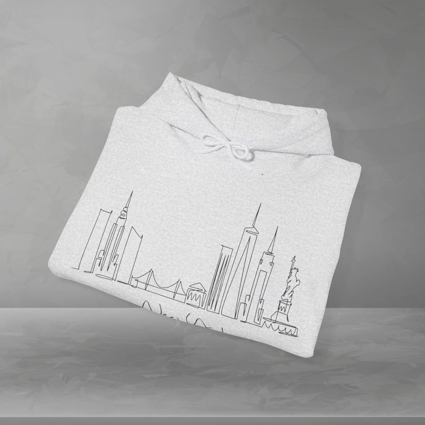 New York Skyline Unisex Hooded Sweatshirt