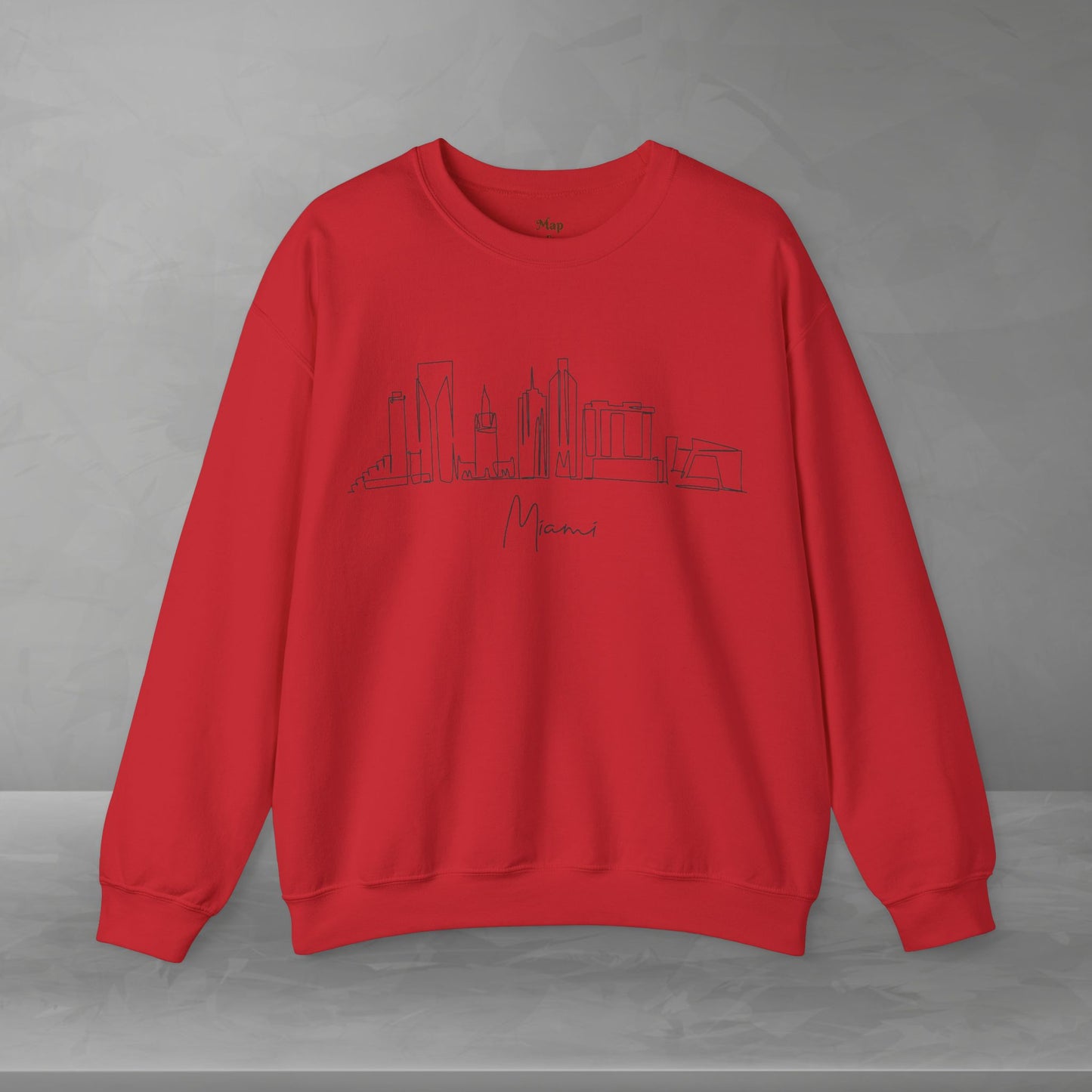 Miami Skyline Unisex Crewneck Sweatshirt