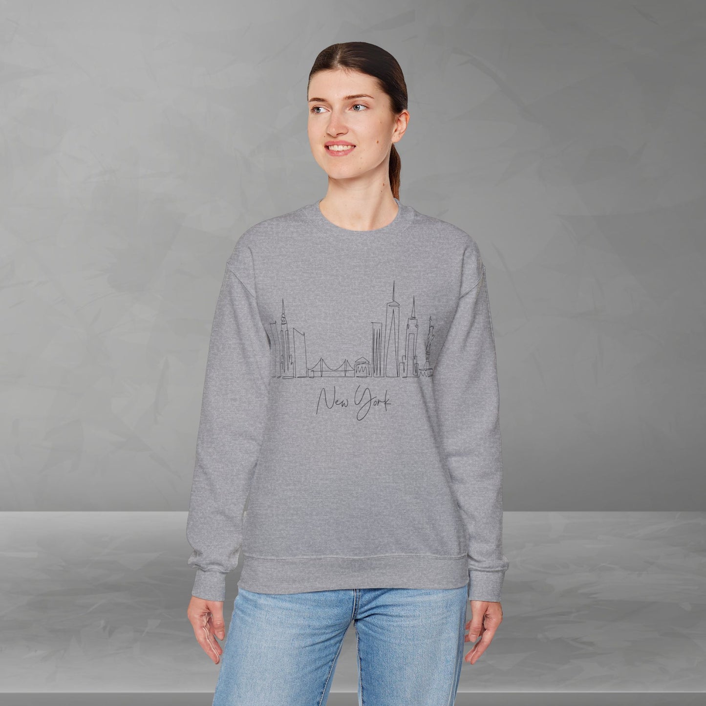 New York Skyline Unisex Crewneck Sweatshirt