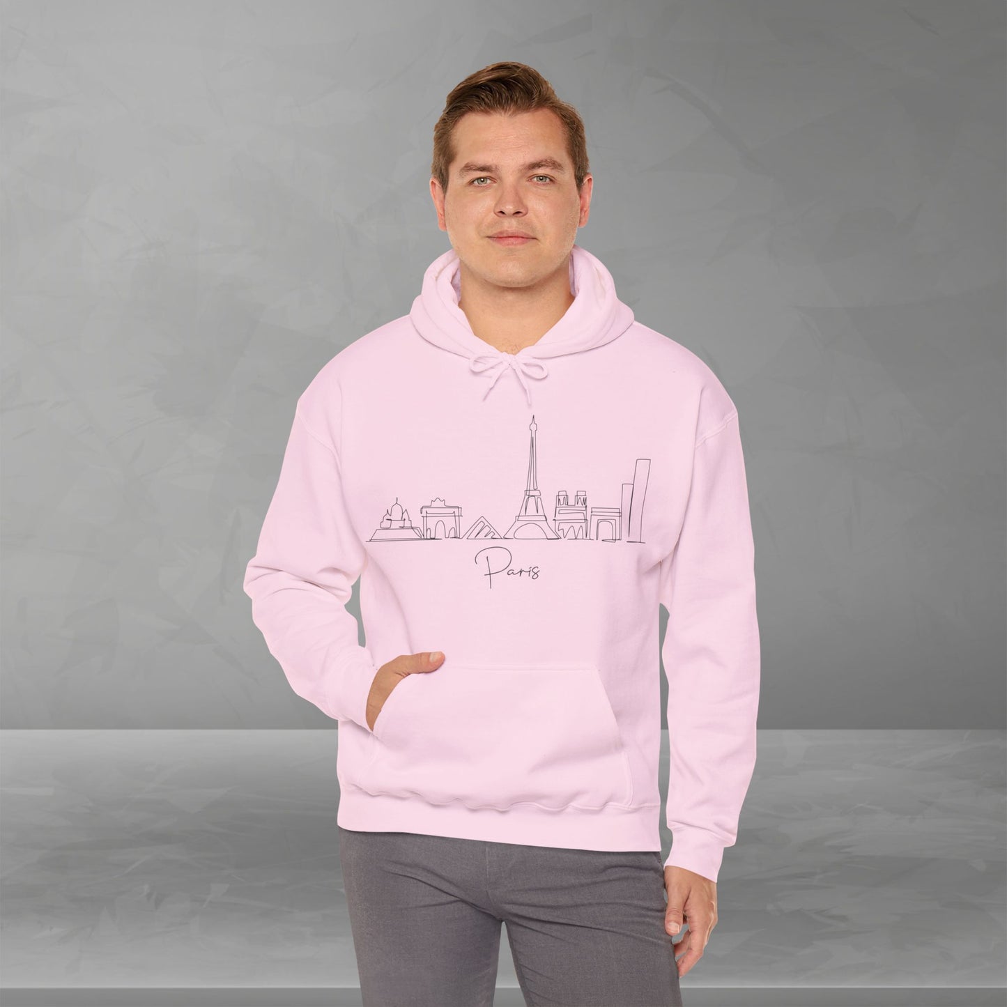 Paris Skyline Unisex Hooded Sweatshirt