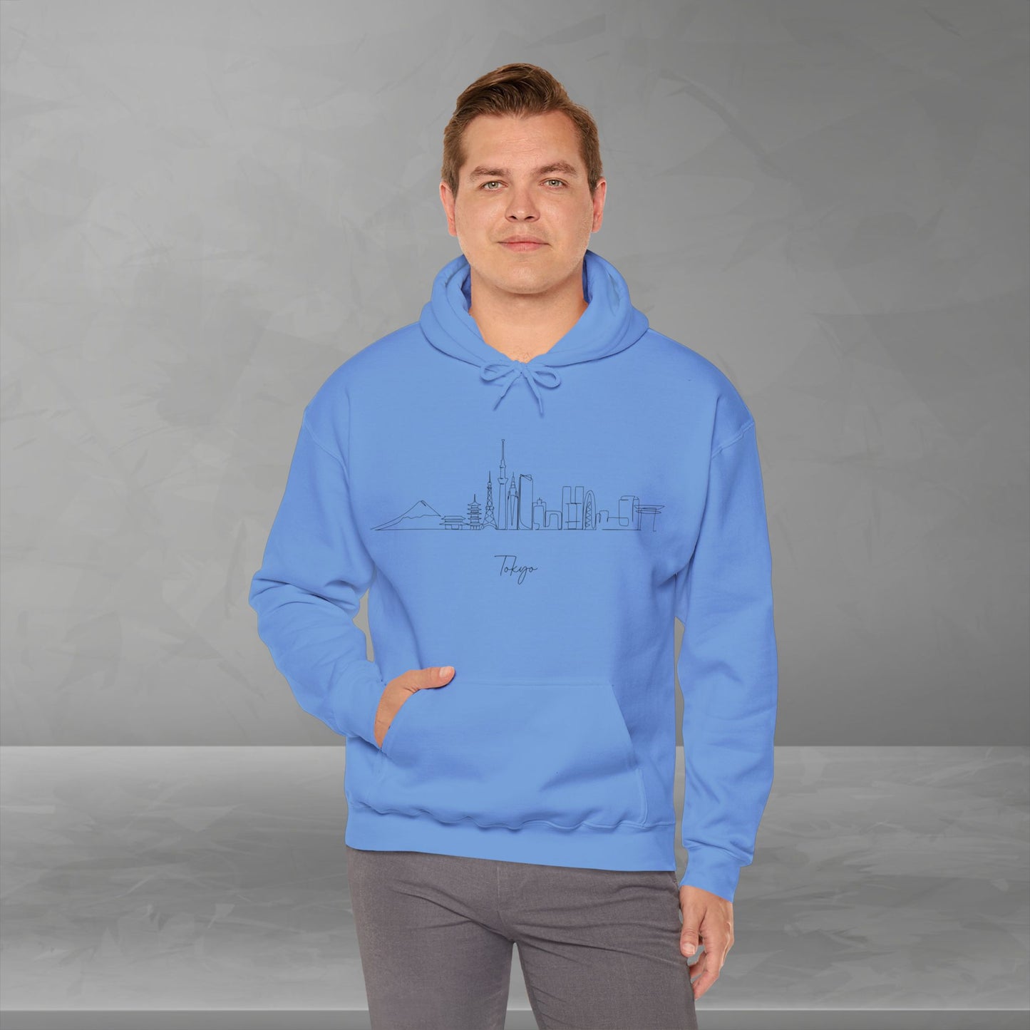 Tokyo Skyline Unisex Hooded Sweatshirt