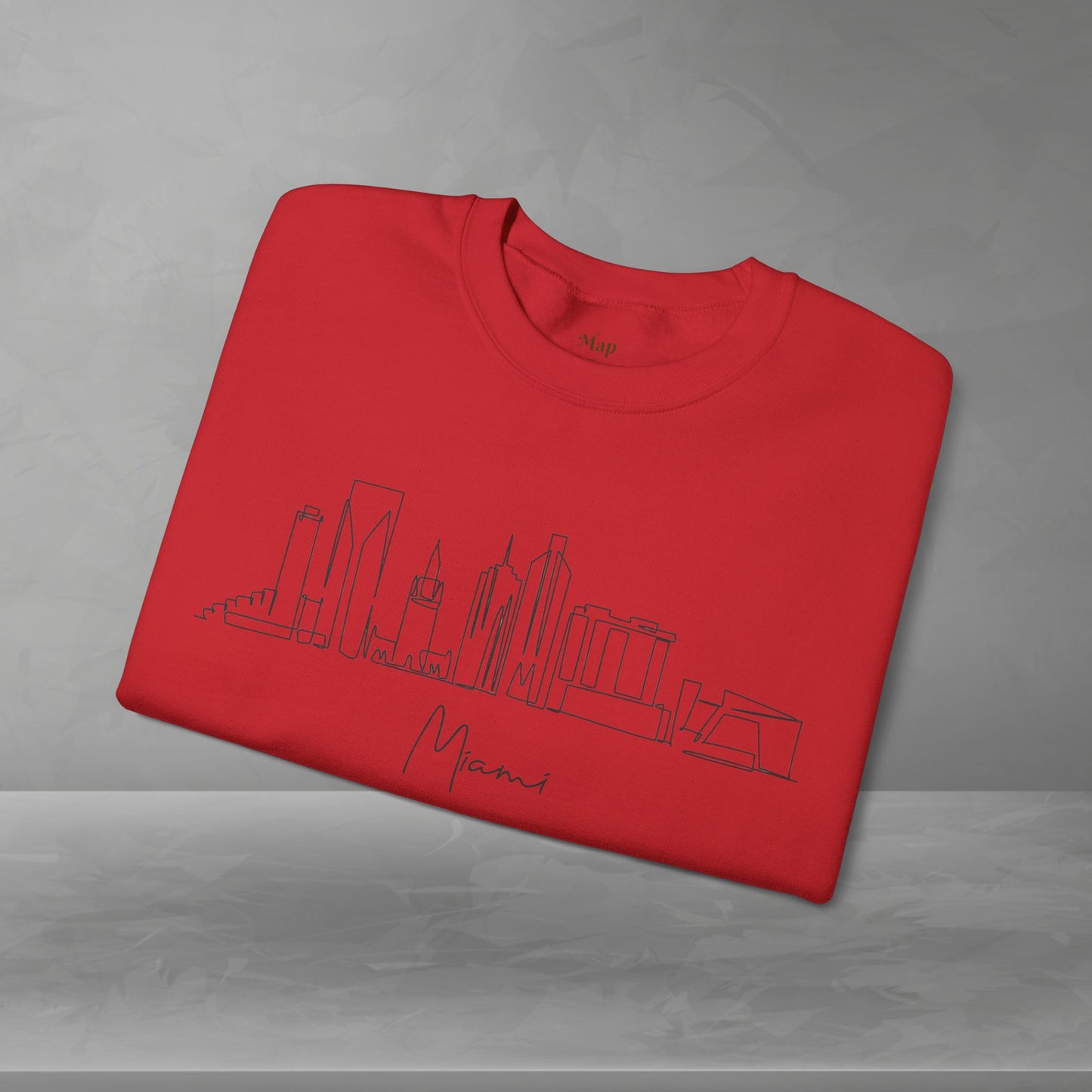 Miami Skyline Unisex Crewneck Sweatshirt