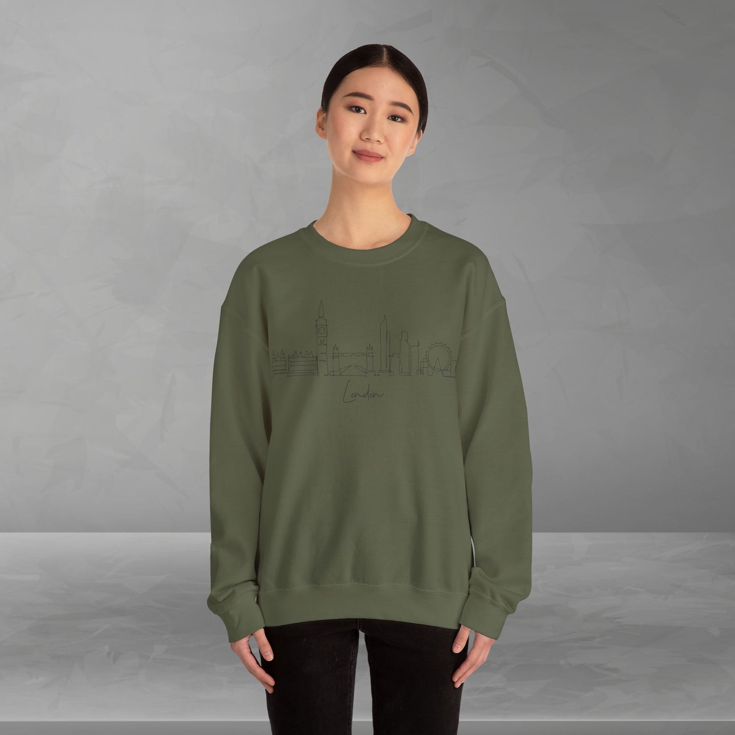 London Skyline Unisex Crewneck Sweatshirt