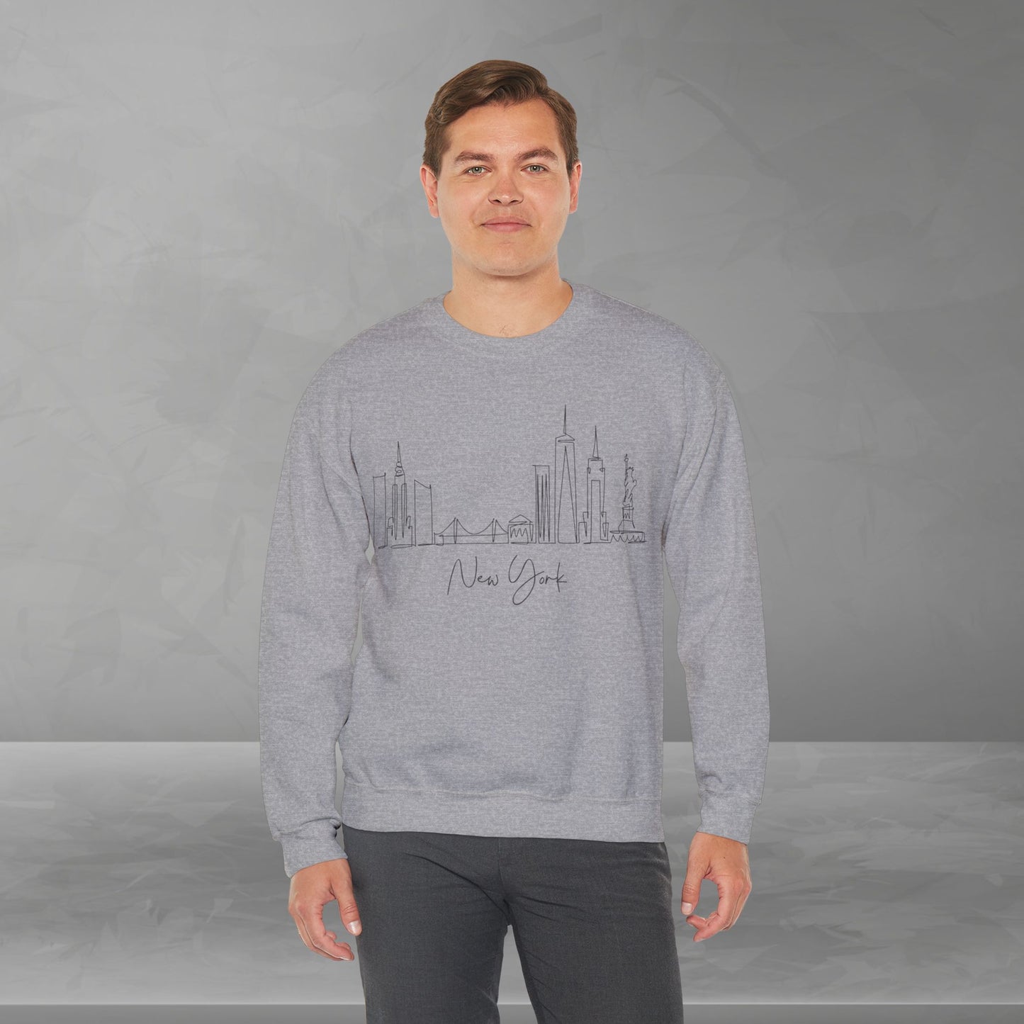 New York Skyline Unisex Crewneck Sweatshirt