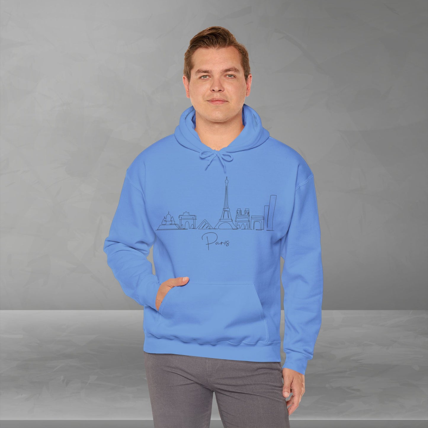 Paris Skyline Unisex Hooded Sweatshirt