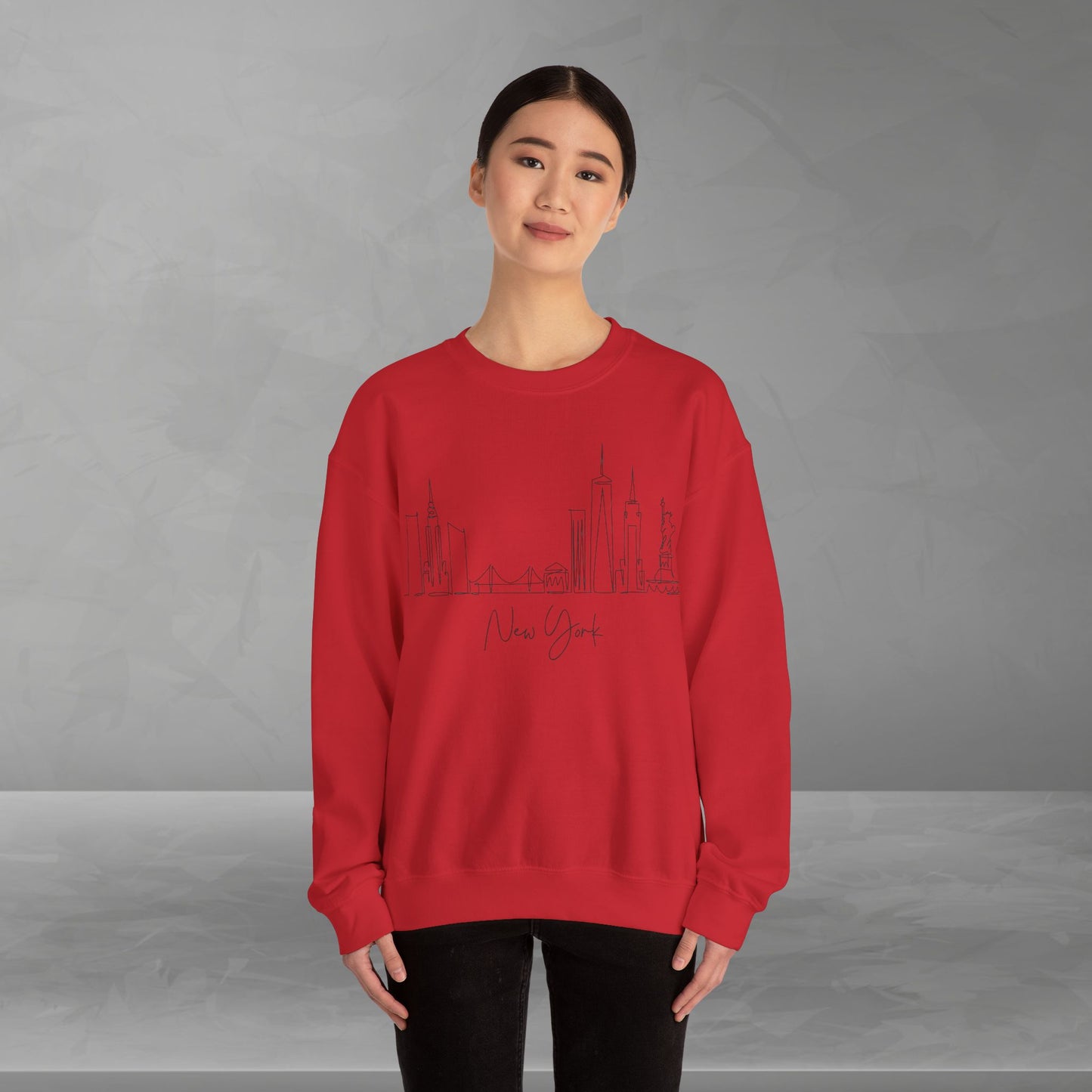 New York Skyline Unisex Crewneck Sweatshirt