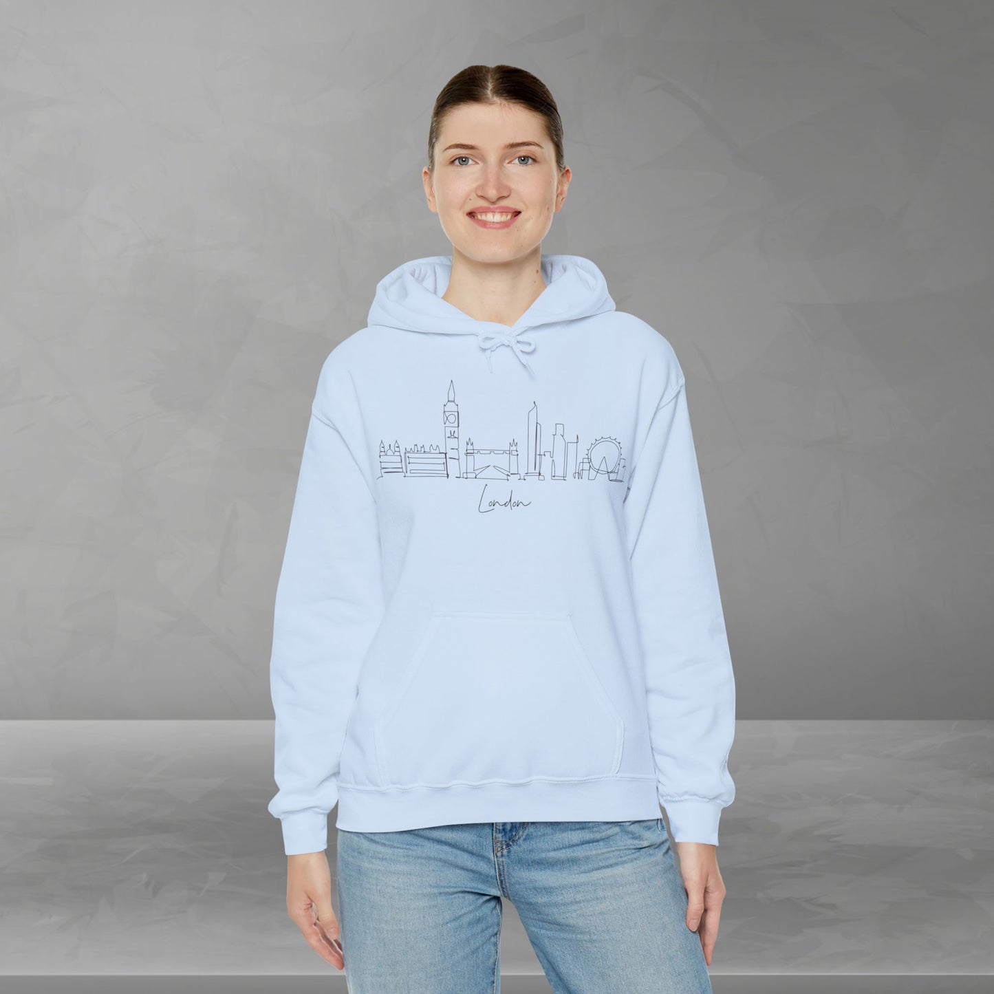 London Skyline Unisex Hooded Sweatshirt