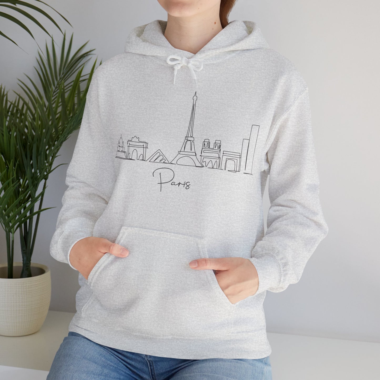 Paris Skyline Unisex Hooded Sweatshirt