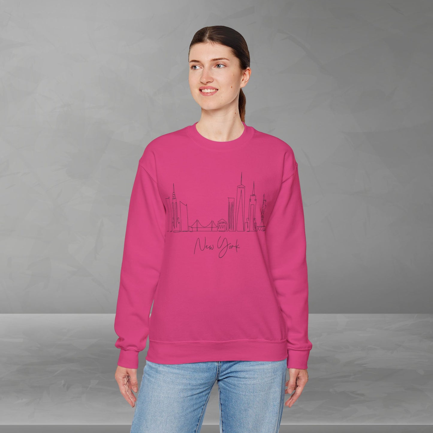 New York Skyline Unisex Crewneck Sweatshirt