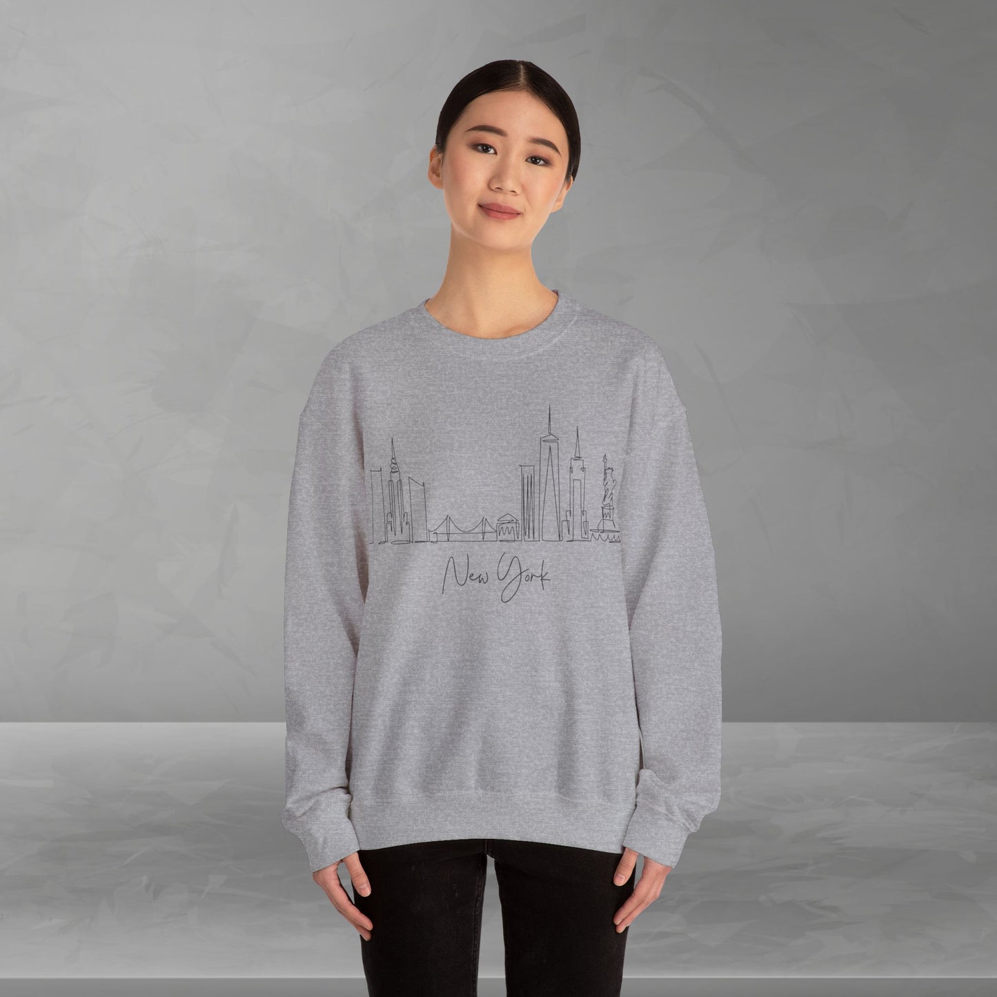 New York Skyline Unisex Crewneck Sweatshirt