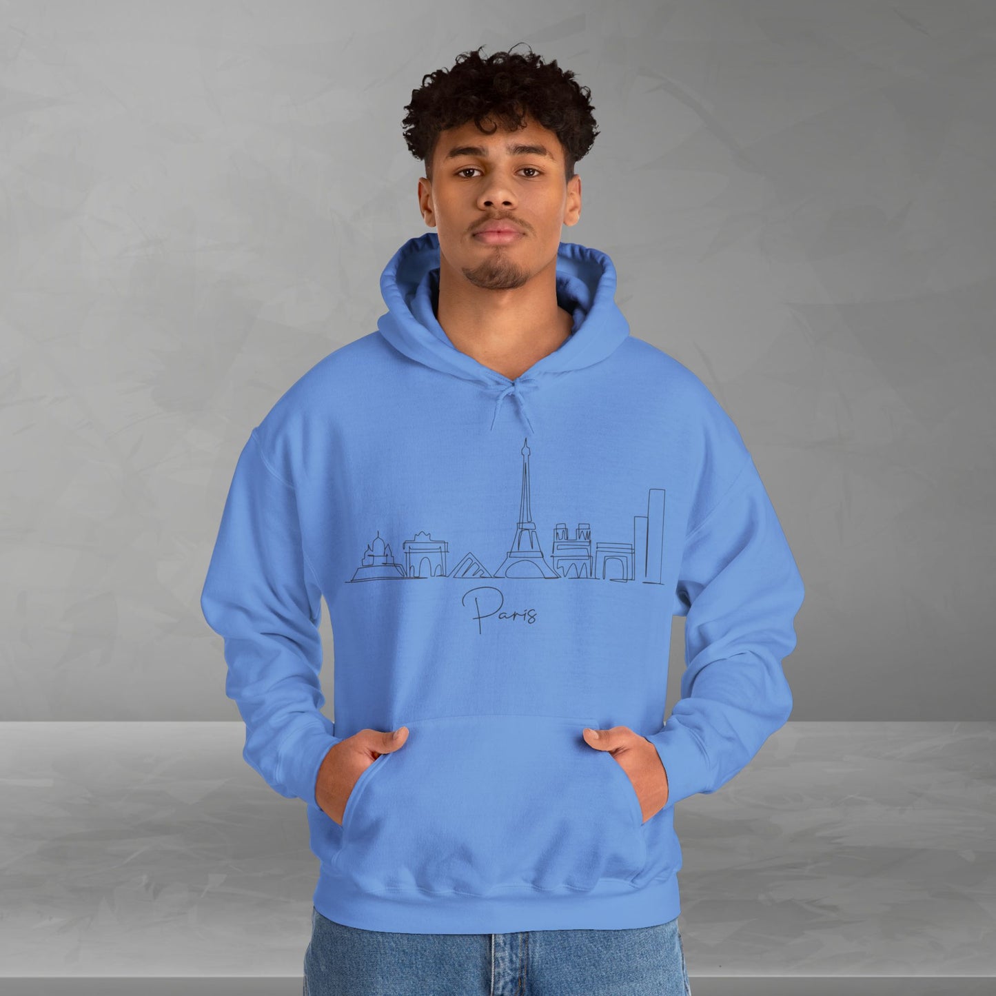 Paris Skyline Unisex Hooded Sweatshirt