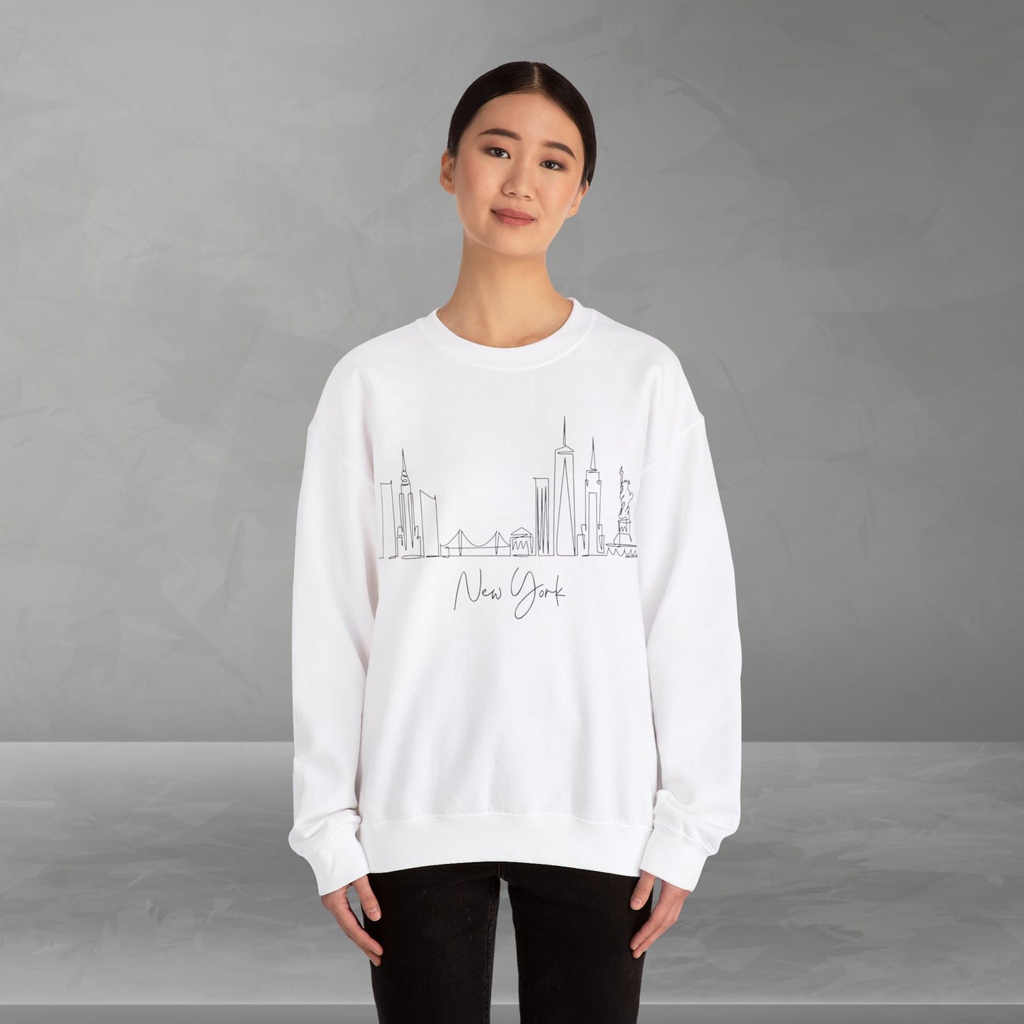 New York Skyline Unisex Crewneck Sweatshirt