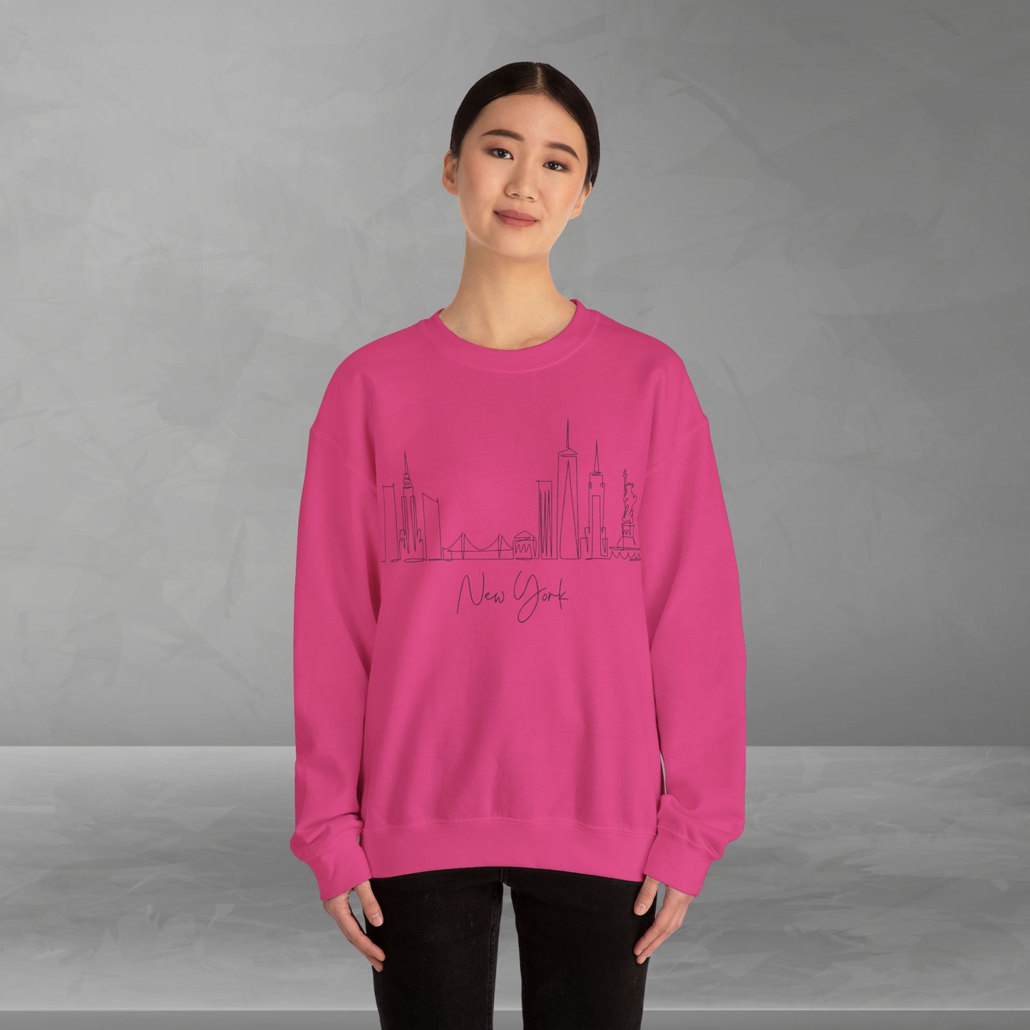 New York Skyline Unisex Crewneck Sweatshirt