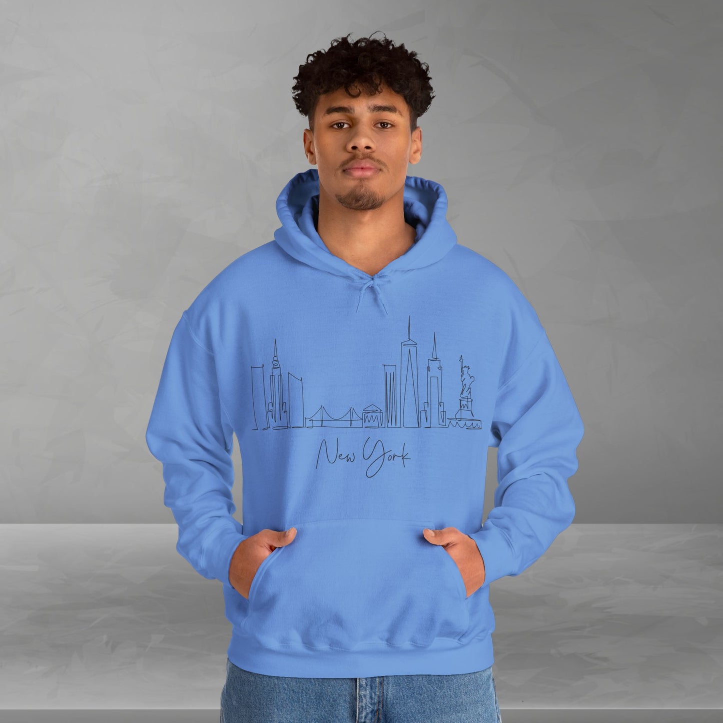 New York Skyline Unisex Hooded Sweatshirt