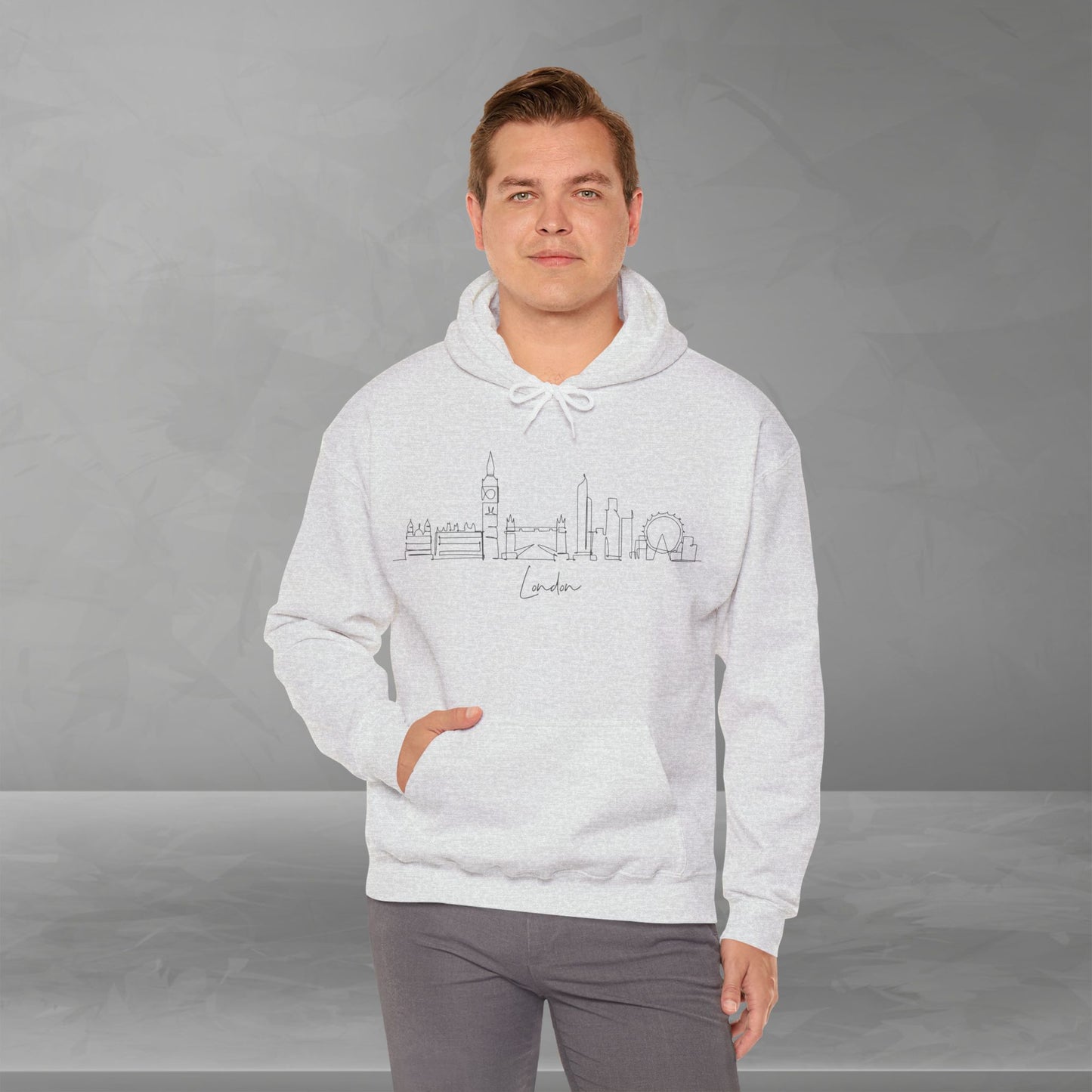 London Skyline Unisex Hooded Sweatshirt