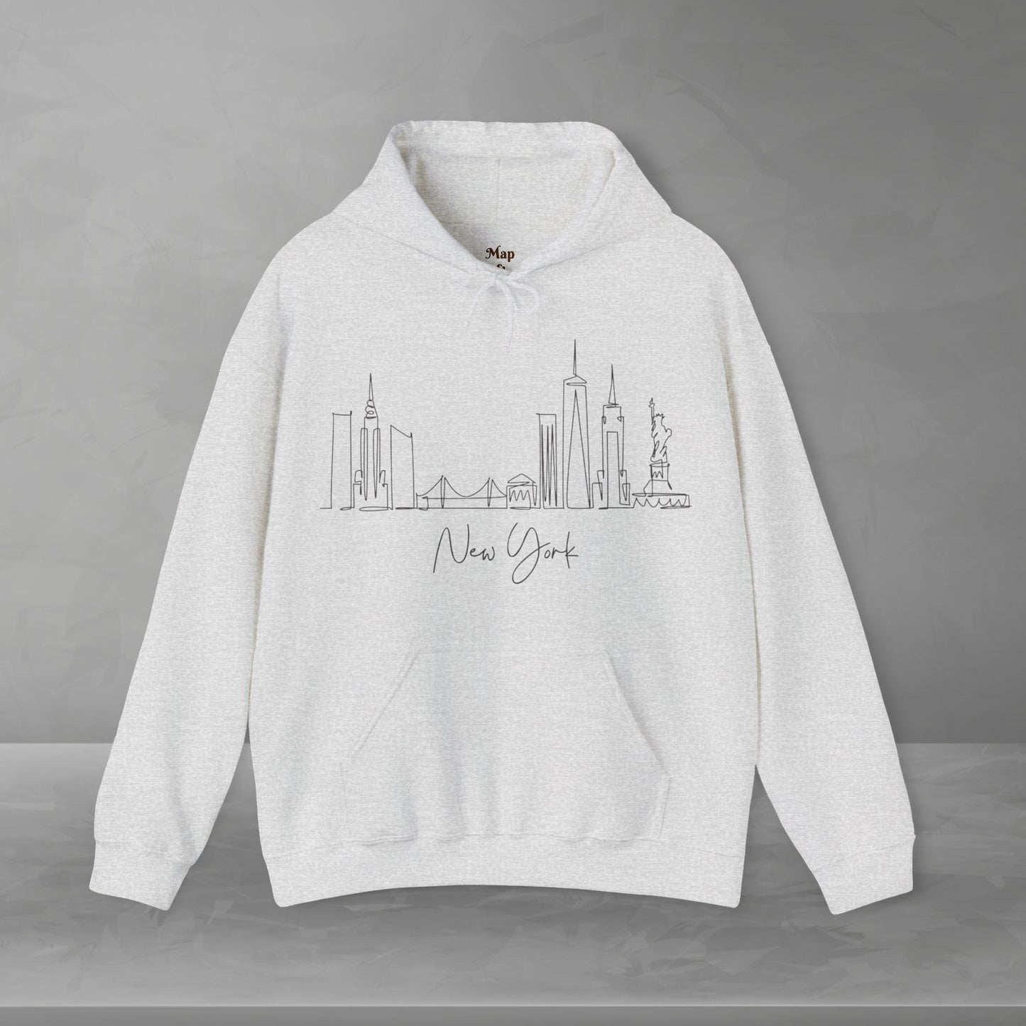 New York Skyline Unisex Hooded Sweatshirt