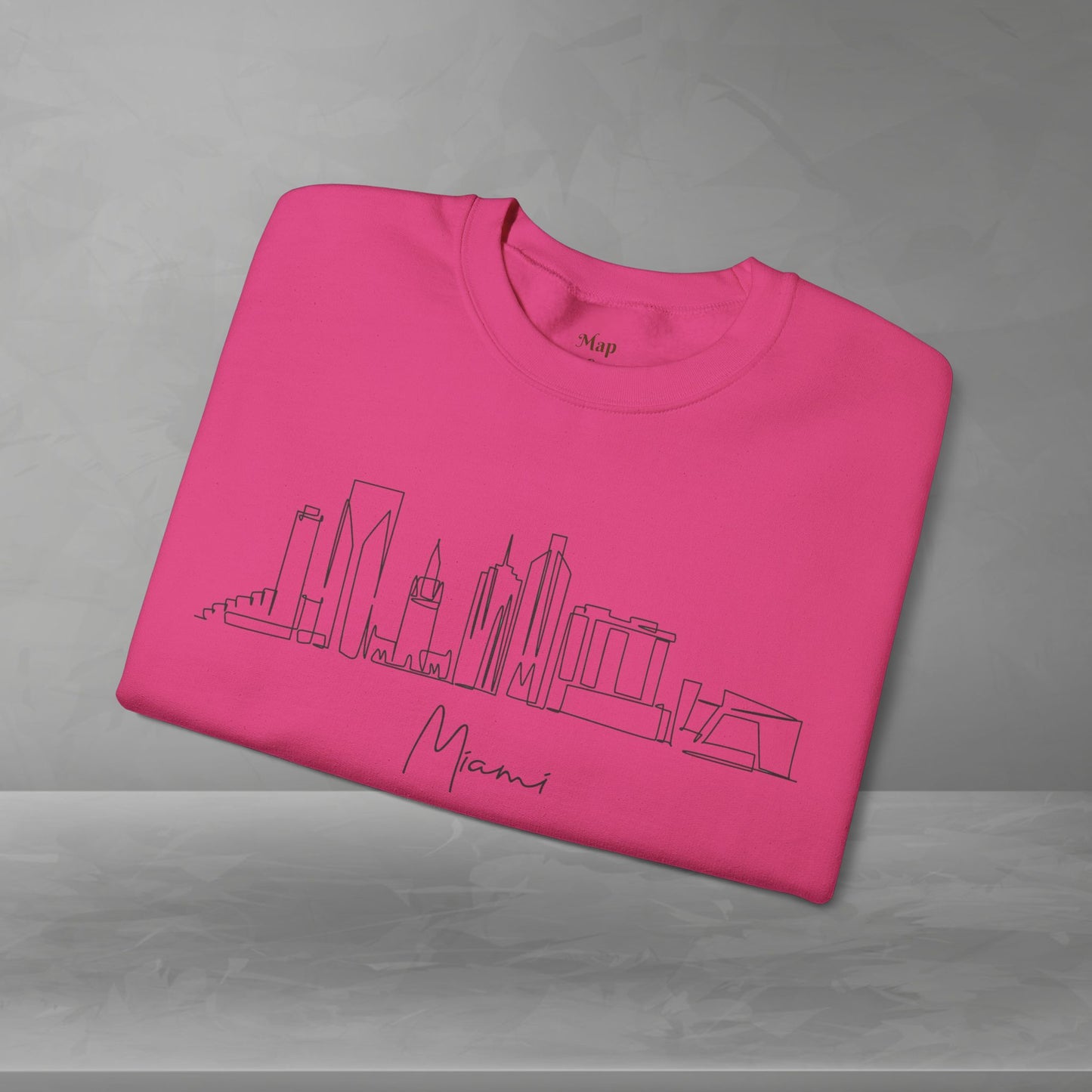 Miami Skyline Unisex Crewneck Sweatshirt