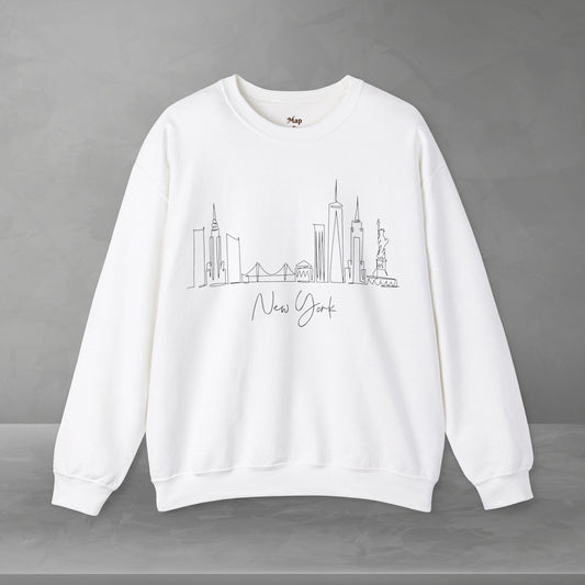 New York Skyline Unisex Crewneck Sweatshirt