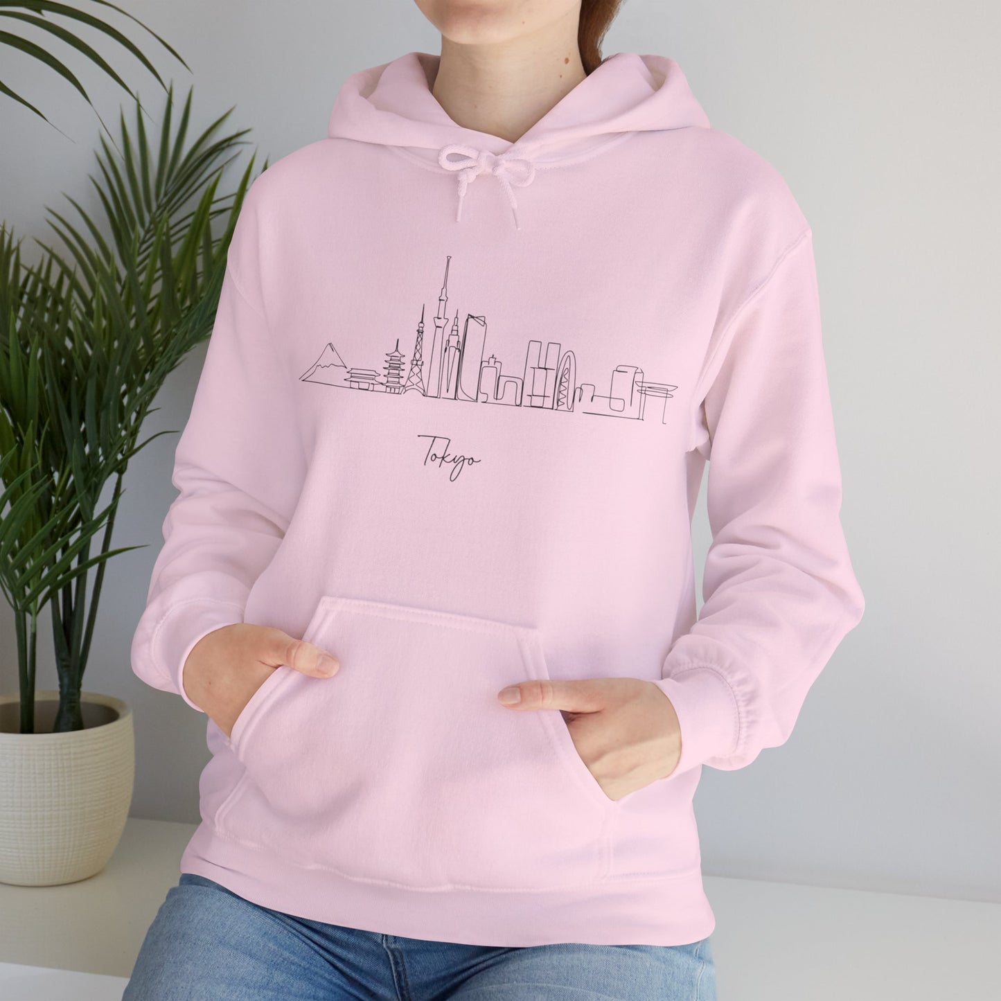 Tokyo Skyline Unisex Hooded Sweatshirt