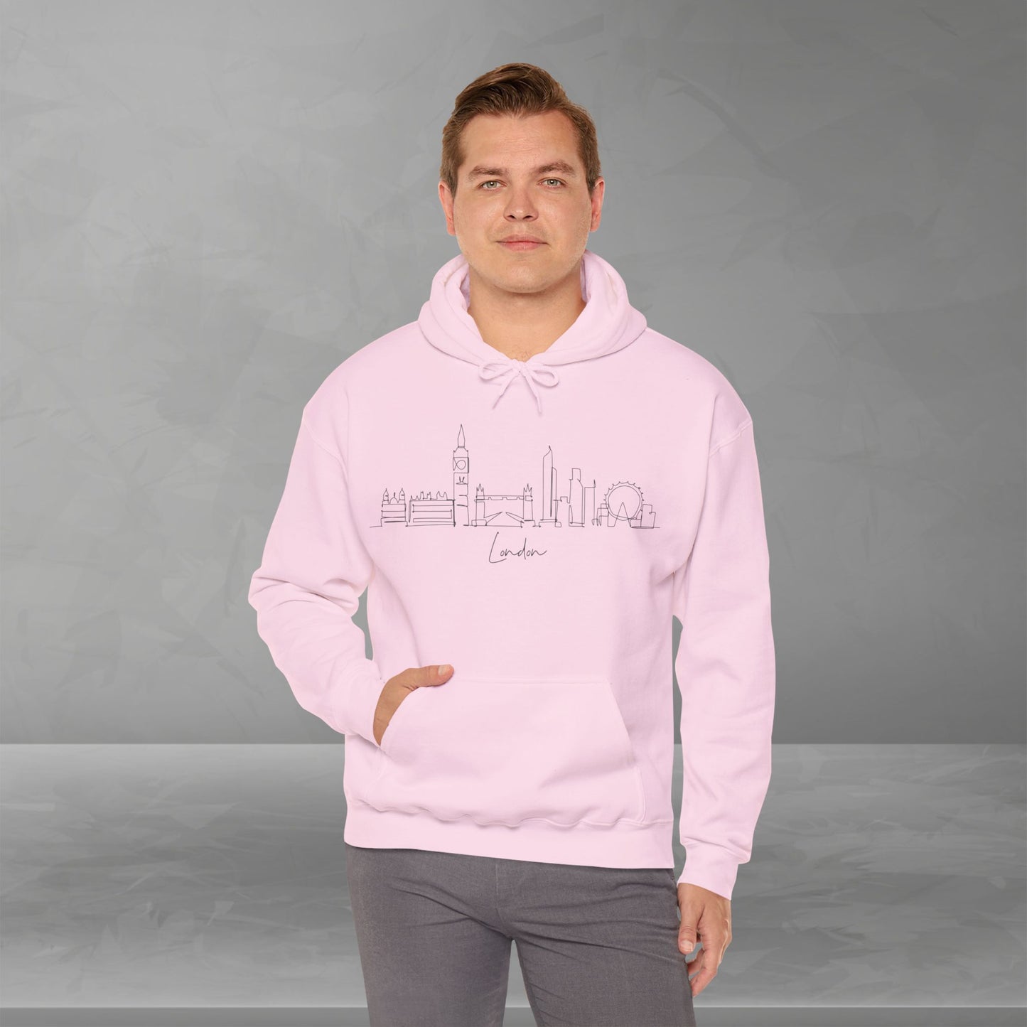 London Skyline Unisex Hooded Sweatshirt