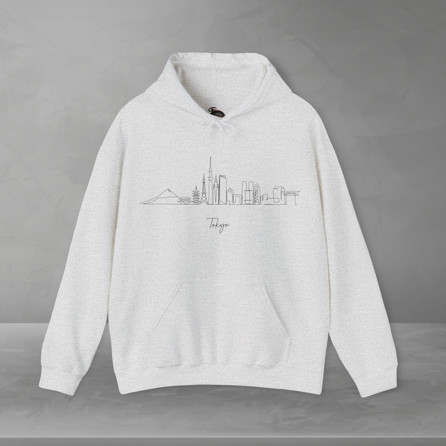 Tokyo Skyline Unisex Hooded Sweatshirt