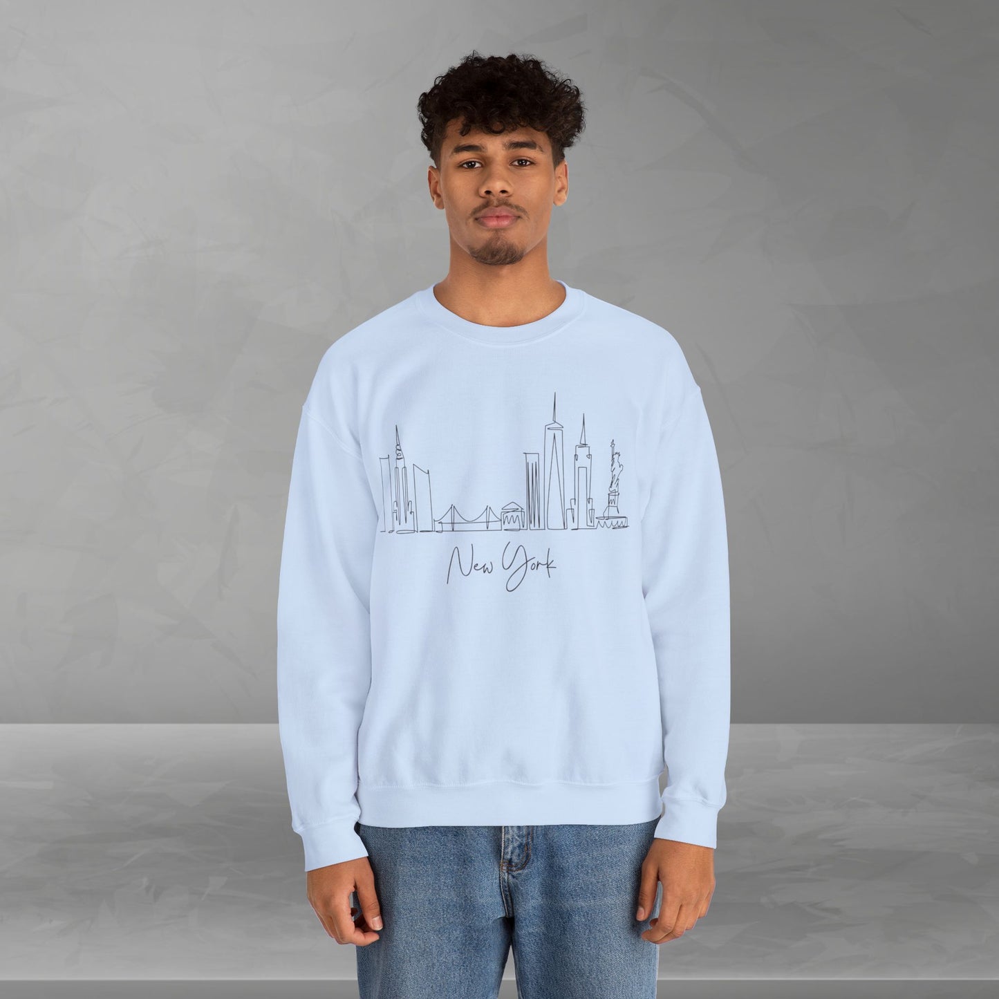 New York Skyline Unisex Crewneck Sweatshirt