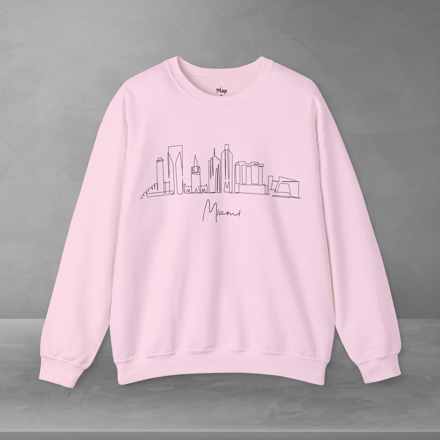 Miami Skyline Unisex Crewneck Sweatshirt