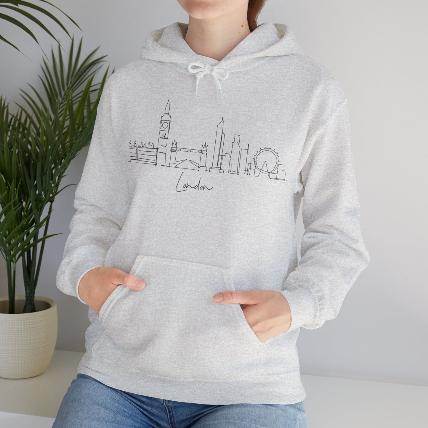 London Skyline Unisex Hooded Sweatshirt