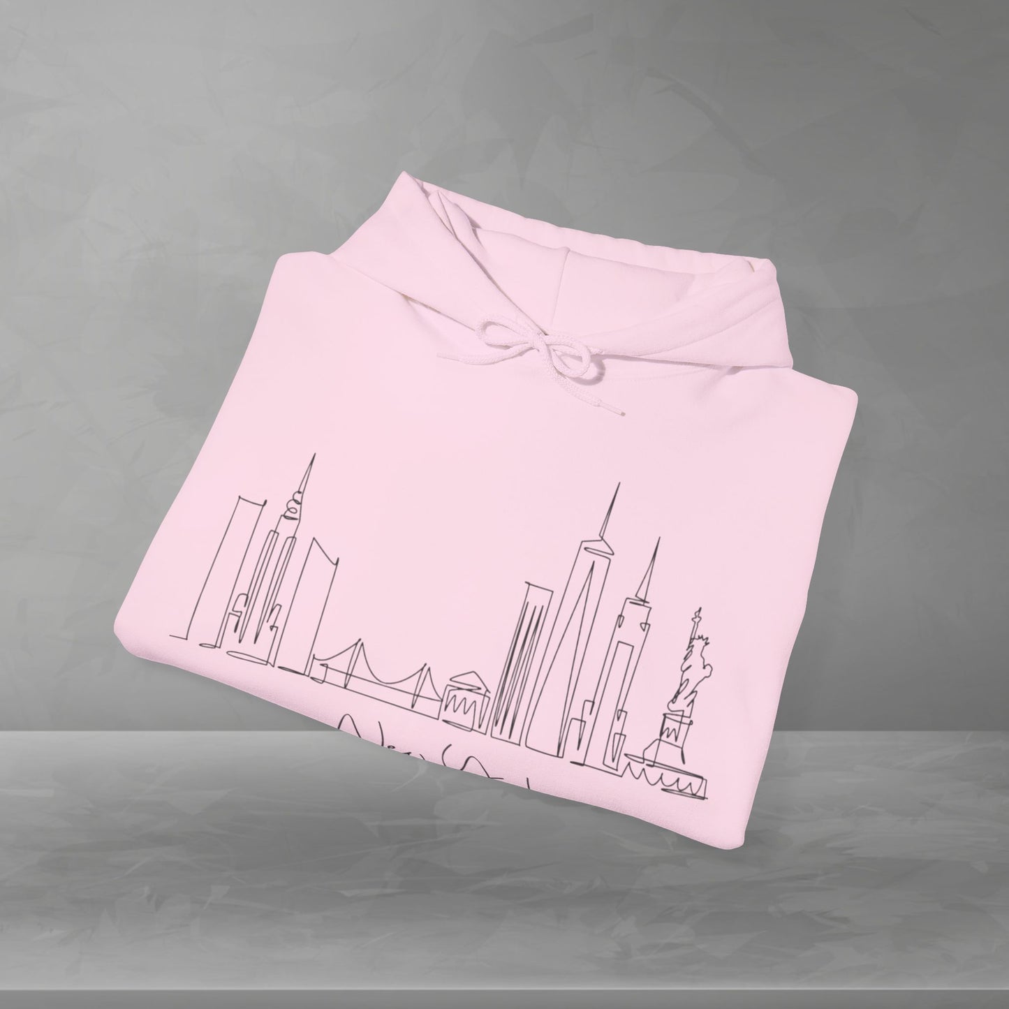 New York Skyline Unisex Hooded Sweatshirt