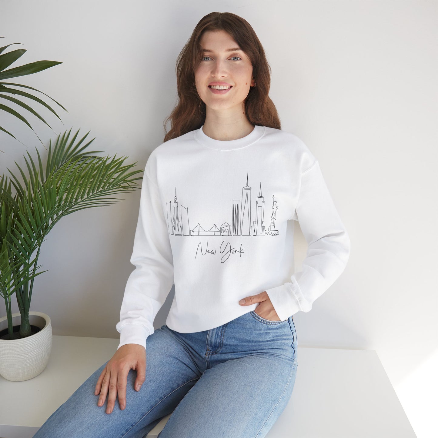 New York Skyline Unisex Crewneck Sweatshirt