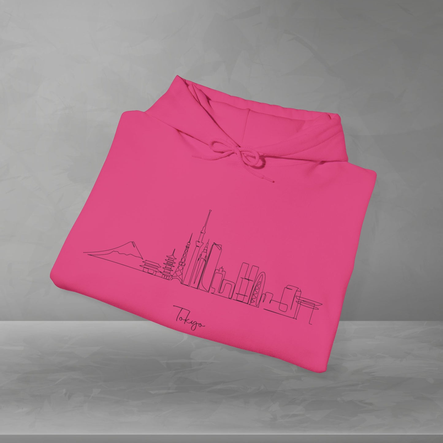 Tokyo Skyline Unisex Hooded Sweatshirt