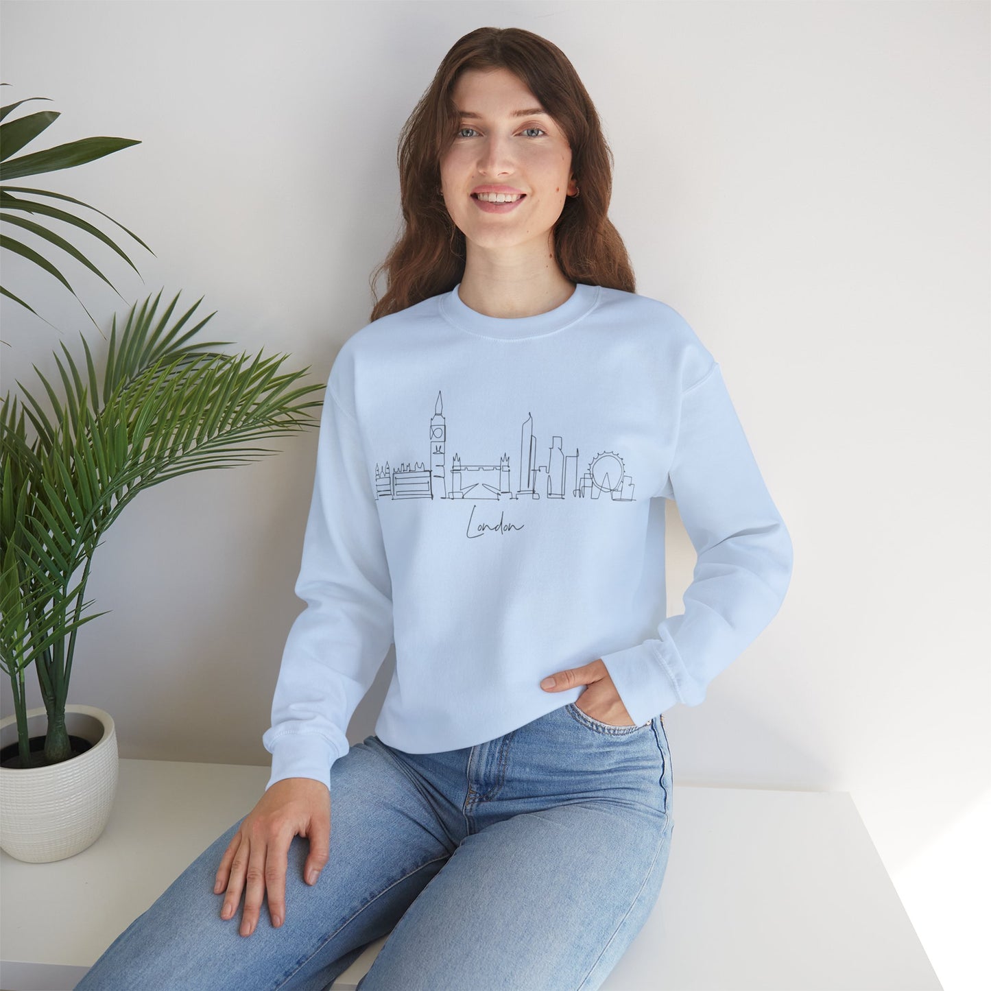 London Skyline Unisex Crewneck Sweatshirt