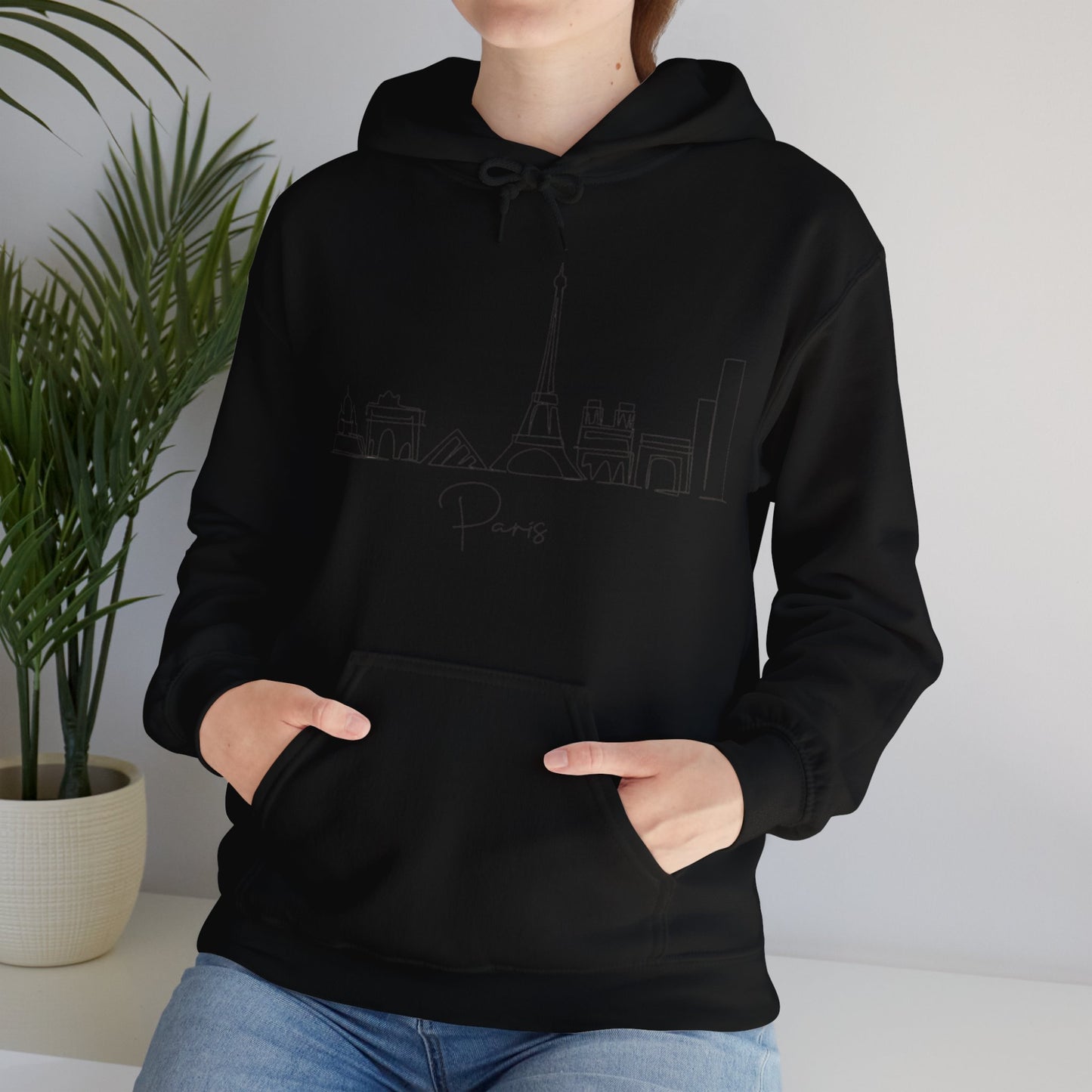 Paris Skyline Unisex Hooded Sweatshirt