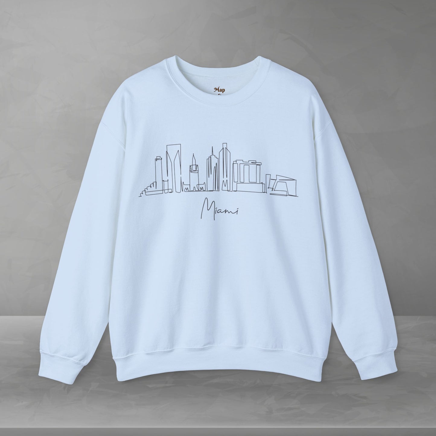 Miami Skyline Unisex Crewneck Sweatshirt