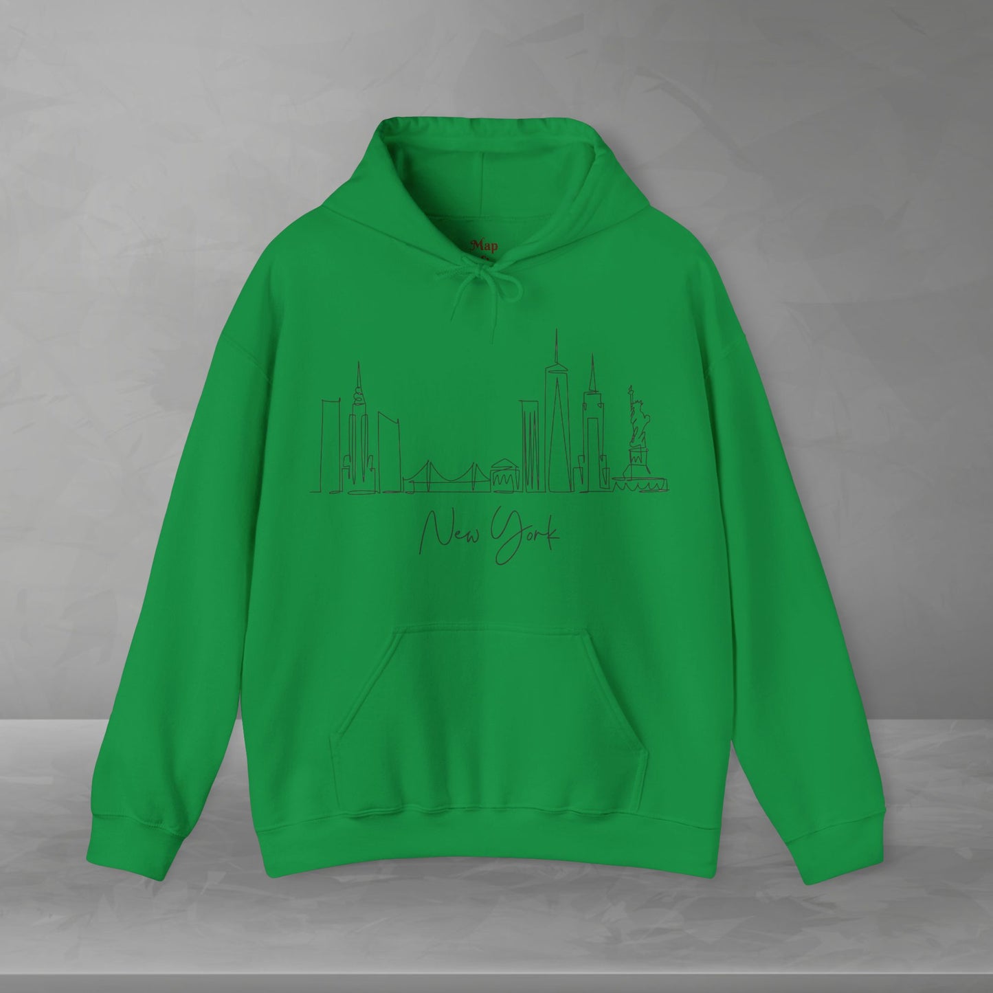 New York Skyline Unisex Hooded Sweatshirt