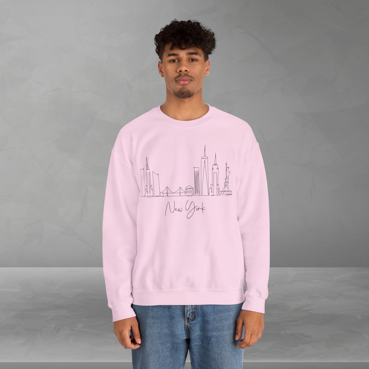 New York Skyline Unisex Crewneck Sweatshirt