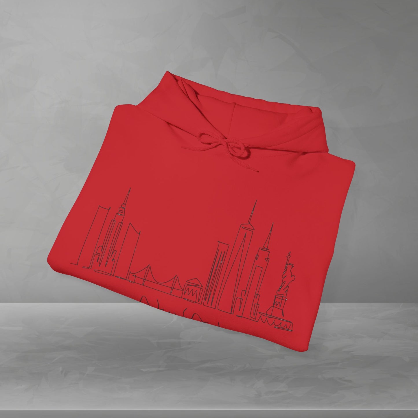 New York Skyline Unisex Hooded Sweatshirt