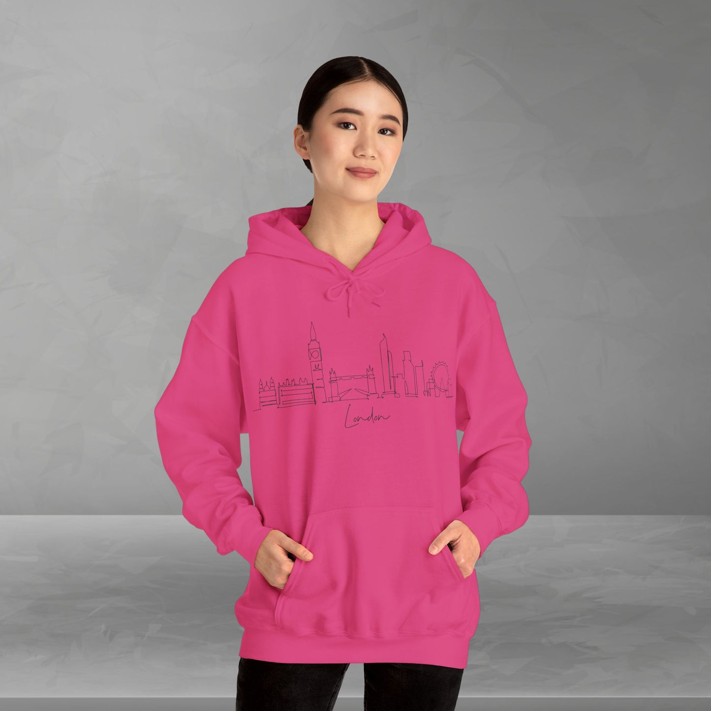 London Skyline Unisex Hooded Sweatshirt