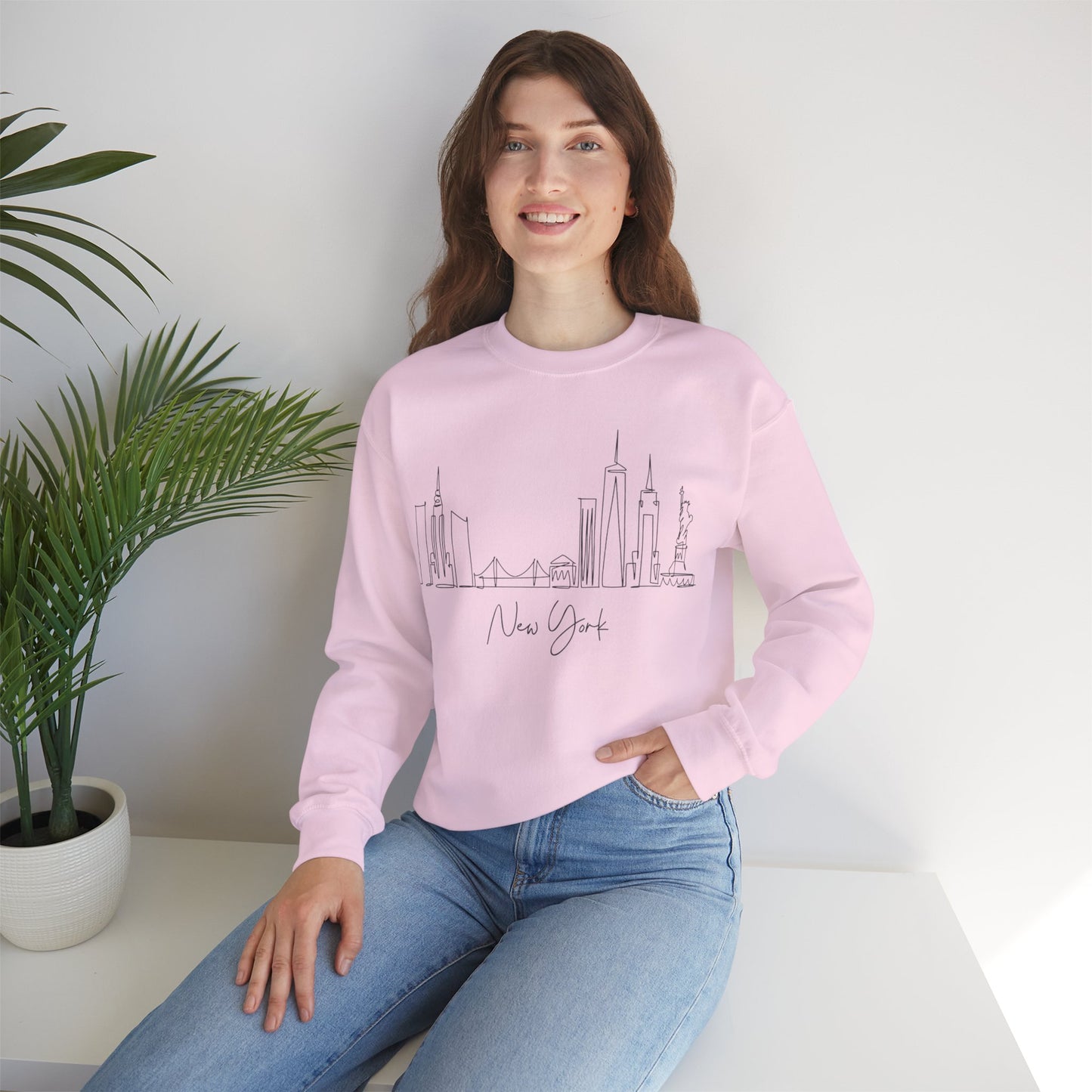 New York Skyline Unisex Crewneck Sweatshirt