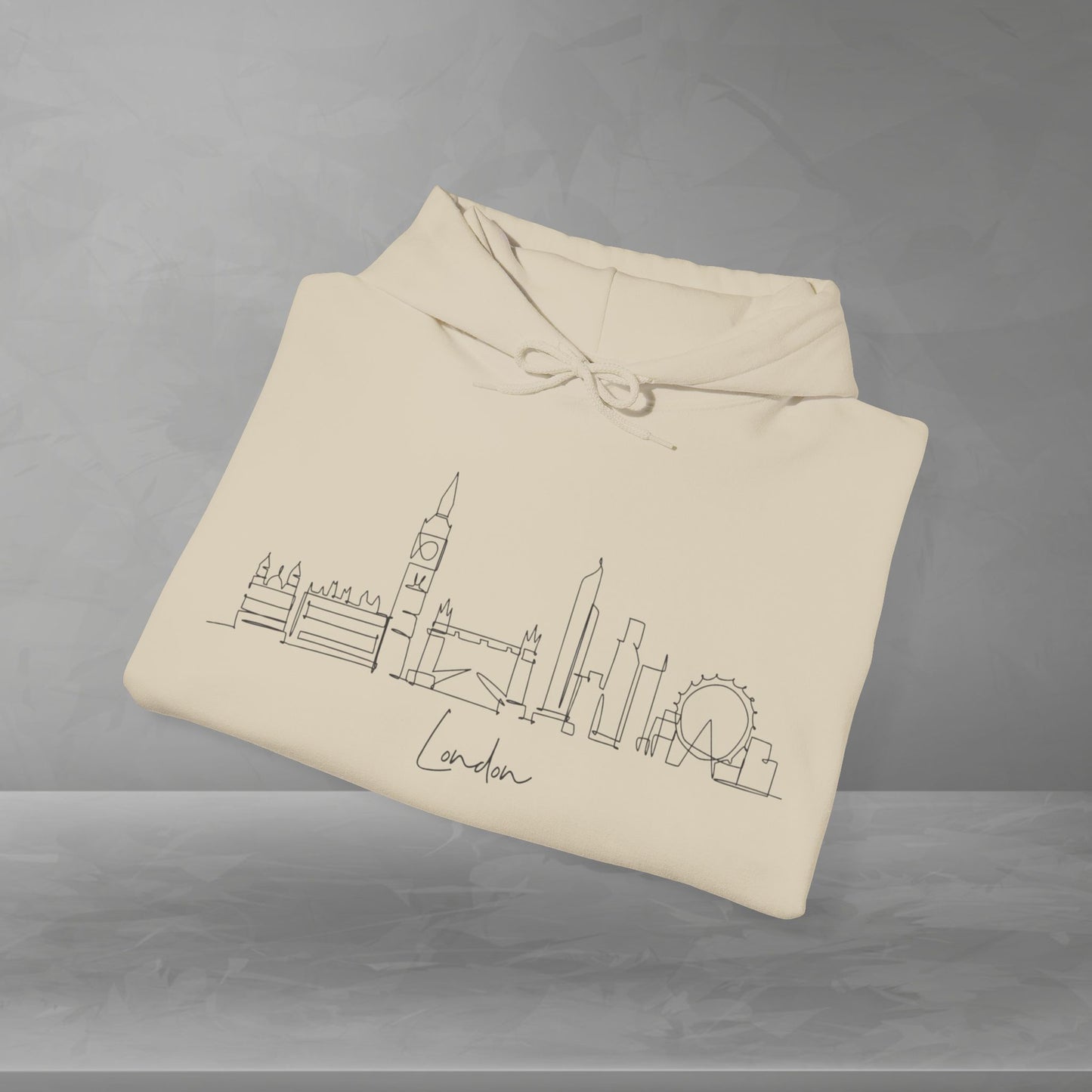 London Skyline Unisex Hooded Sweatshirt